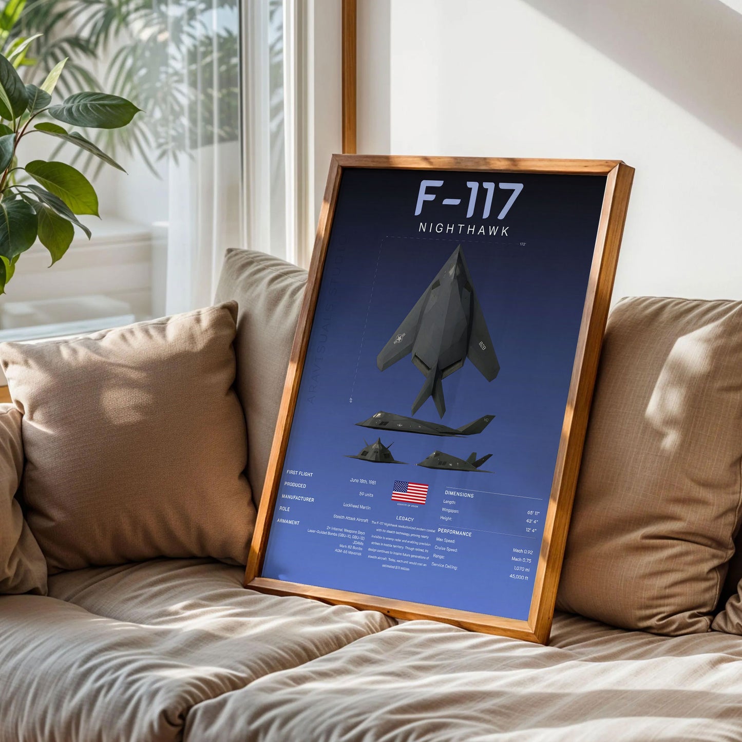 F-117 Nighthawk Art Print