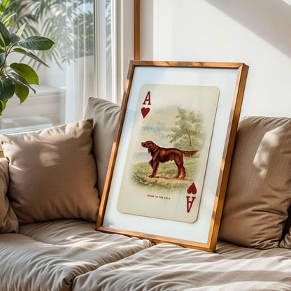 Dog Card Poster