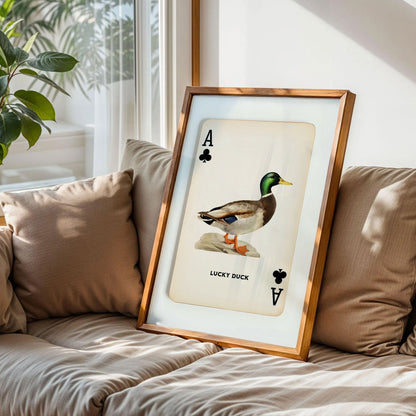 Lucky Duck Card Poster