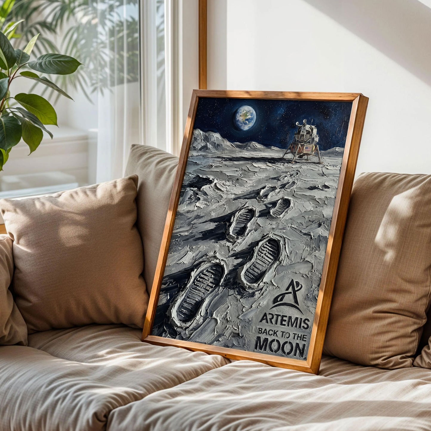 NASA Apollo 14 Moon Landing Concept Art