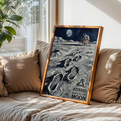 NASA Apollo 14 Moon Landing Concept Art
