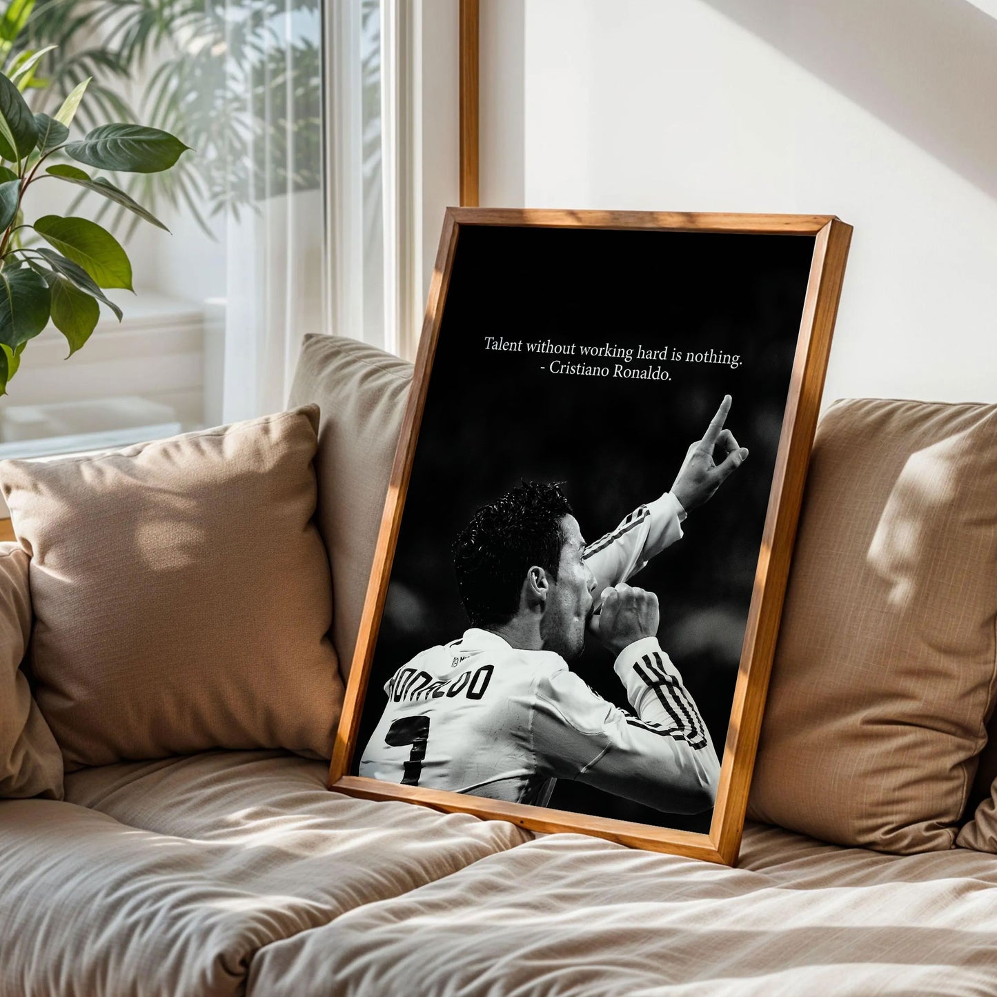 Cristiano Ronaldo Quote Poster