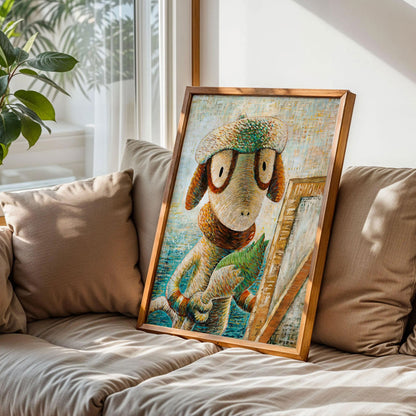 Van Gogh Smeargle Art Print