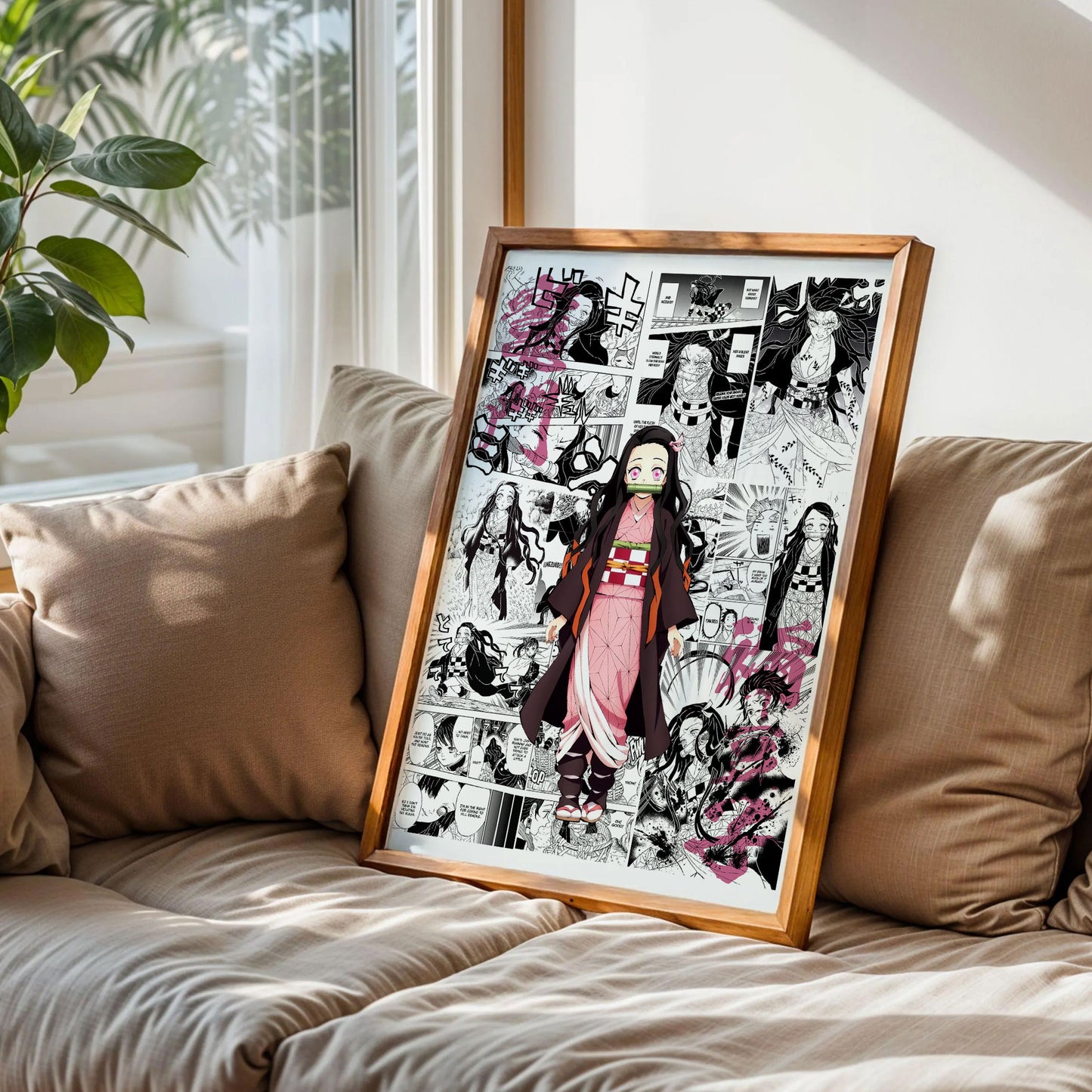 Nezuko Kamado Demon Slayer Anime Poster