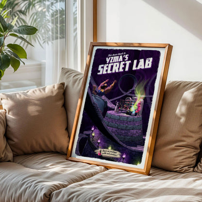 Yzma's Secret Lab Travel Poster