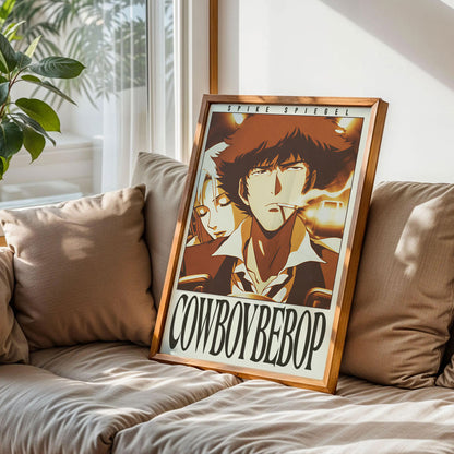 Cowboy Bebop Spike Spiegel and Faye Valentine Poster