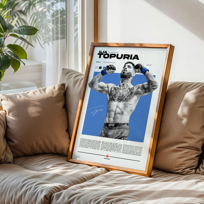 Ilia Topuria Poster