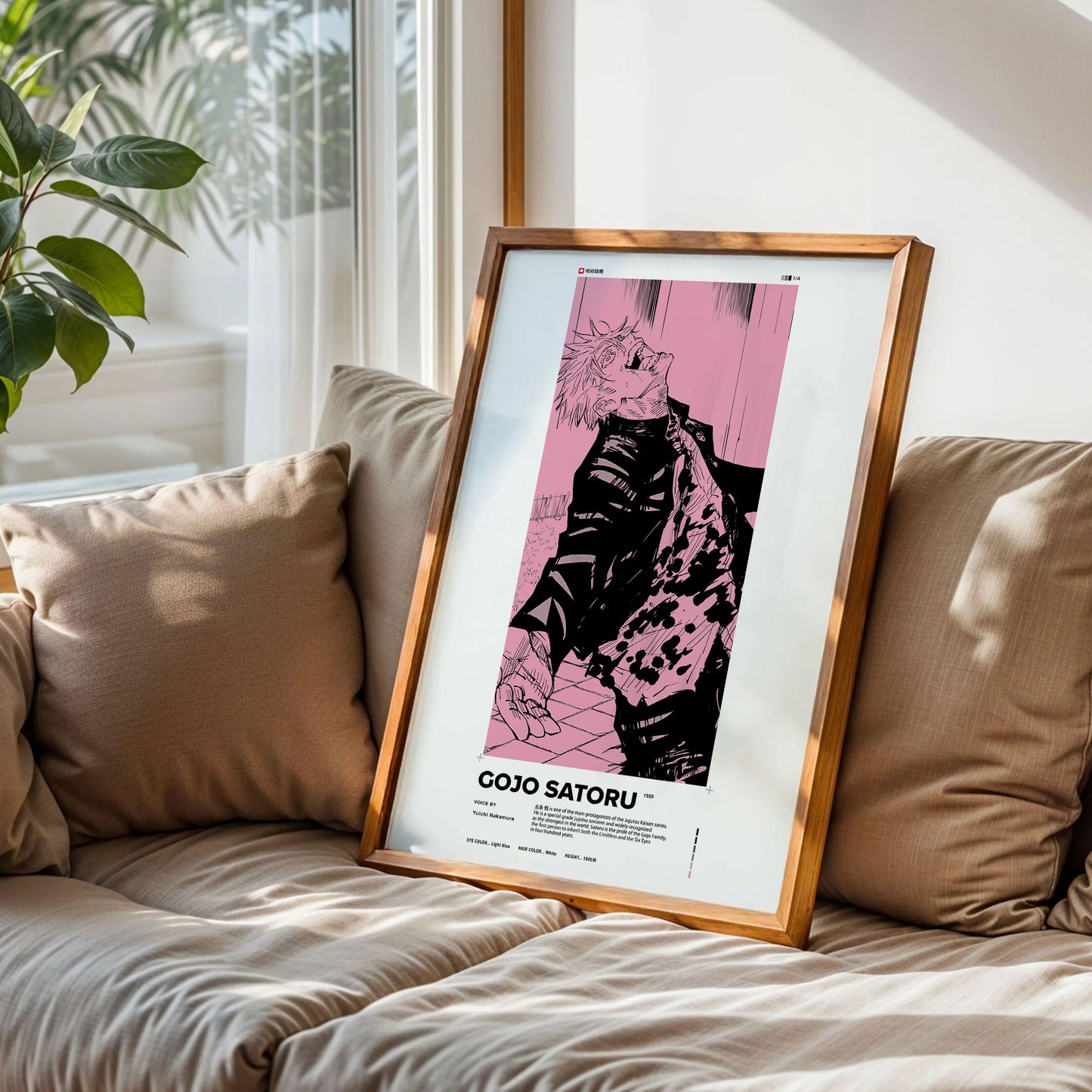 Satoru Gojo Manga Wall Art