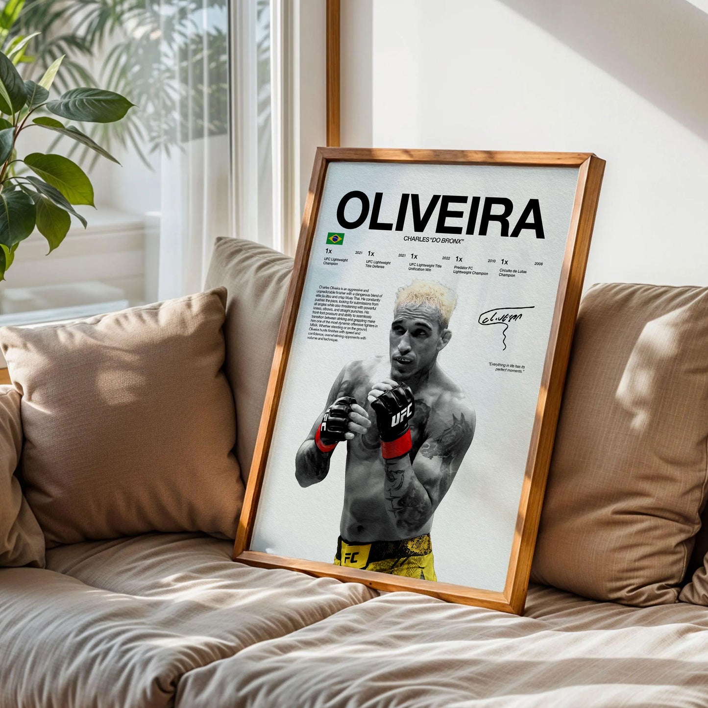 Uliveira UFC Poster