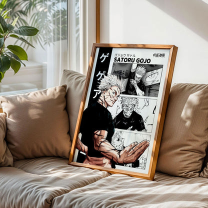 Gojo Satoru JJK Anime Print
