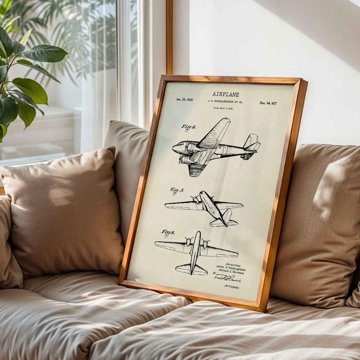 Vintage Aviation Pilot Poster