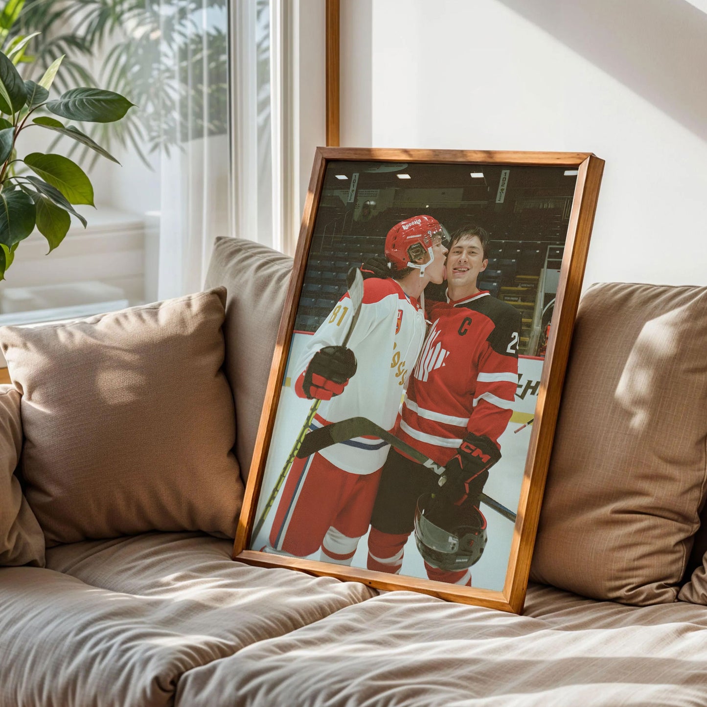 Heated Rivalry Hockey Romance Wall Art