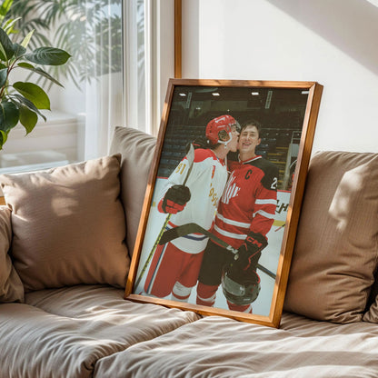 Heated Rivalry Hockey Romance Wall Art