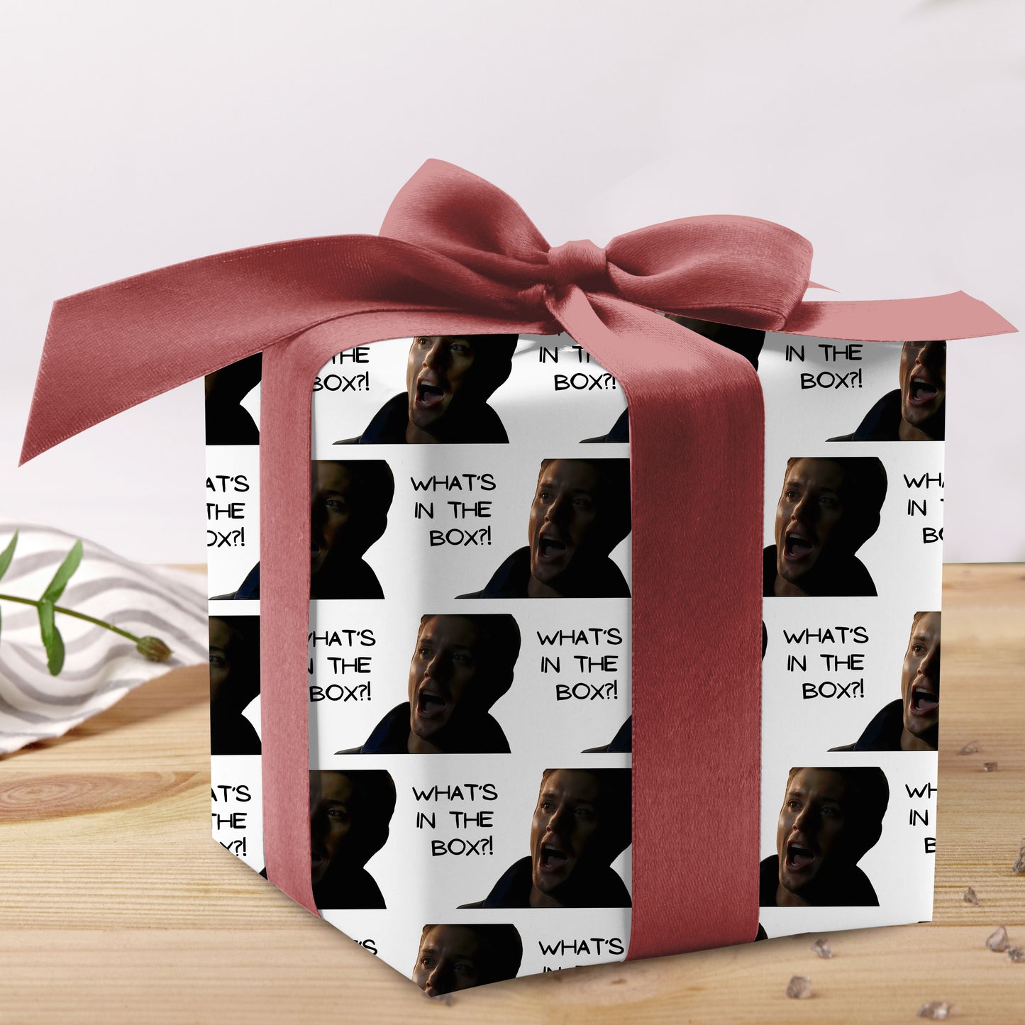 What Is In The Box Christmas Wrapping Paper Rolls