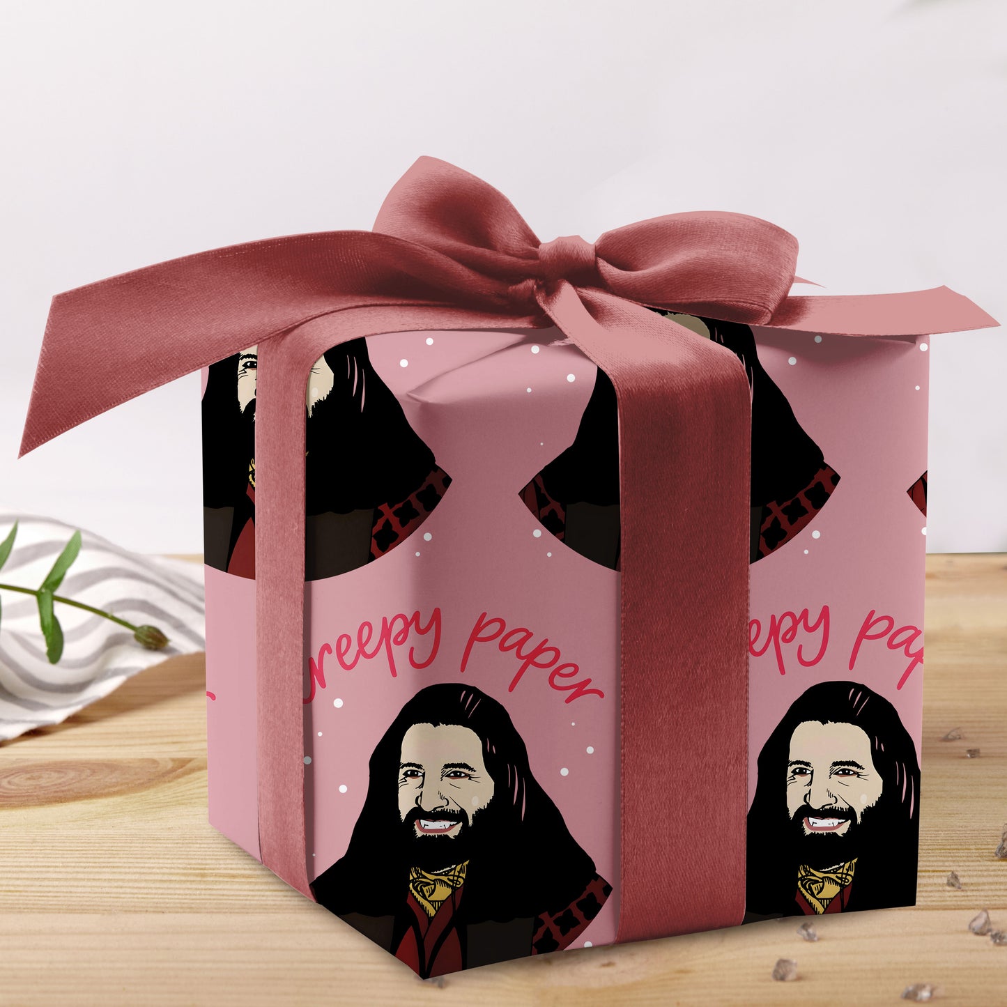 Nandor Wrapping Paper, What We Do In The Shadows Fan Art Gift Wrap
