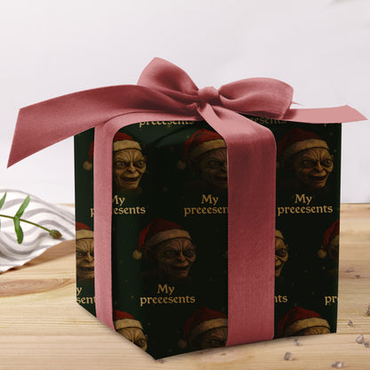 Gollum Wrapping Paper Lord of the Rings Gift Wrap