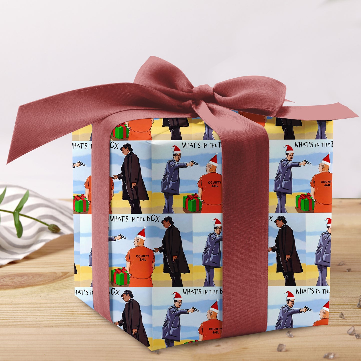 Se7en Wrapping Paper What’s in the Box Gift Wrap