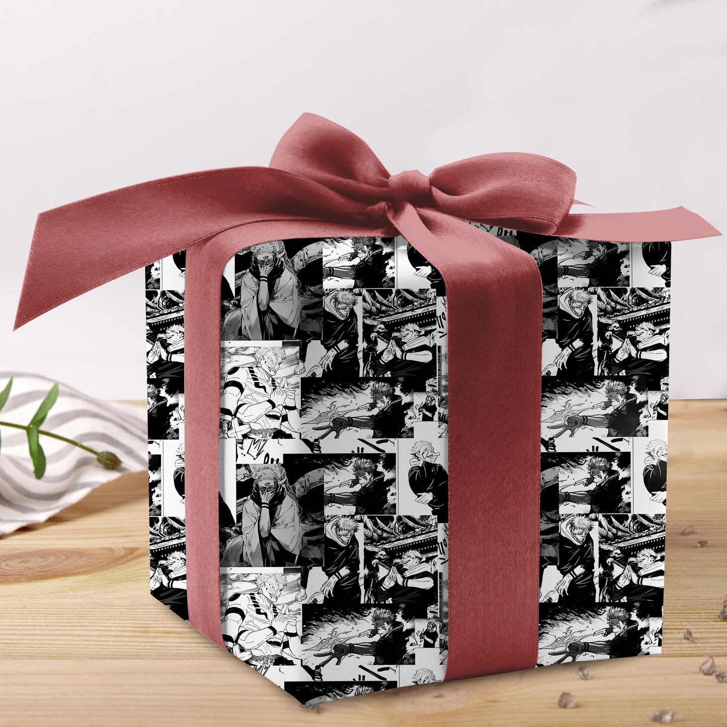 Jujutsu Kaisen Amine Holiday Gift Wrap