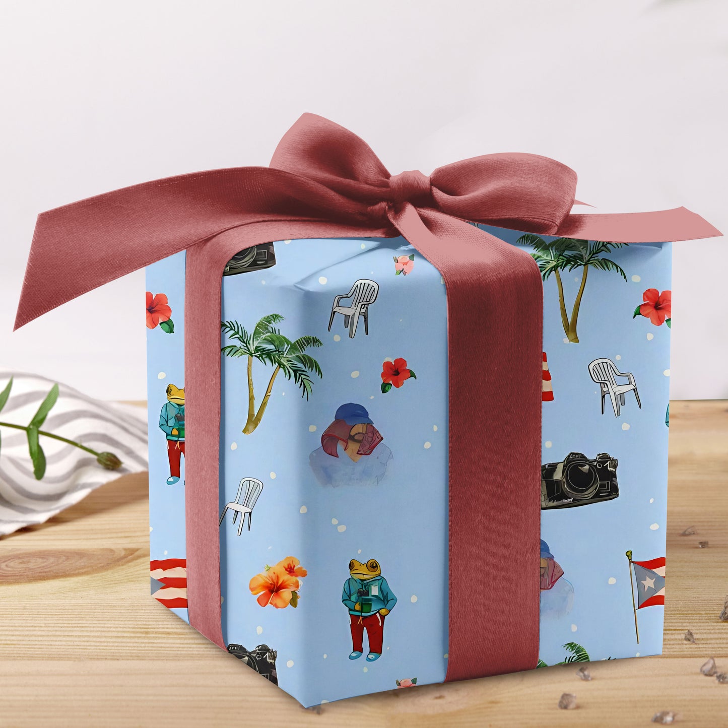 DeBi Tirar Mas Fotos Wrapping Paper Funny Meme Gift Wrap