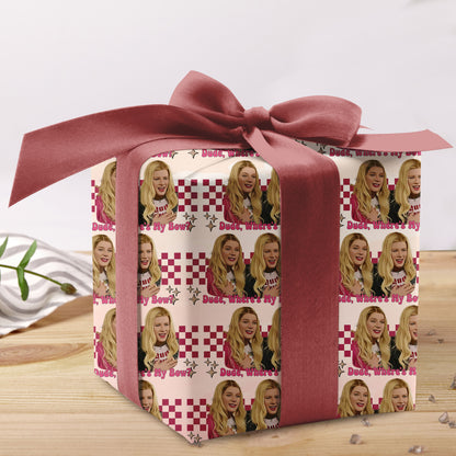 Funny White Chicks Wrapping Paper 2000s Movie Paper