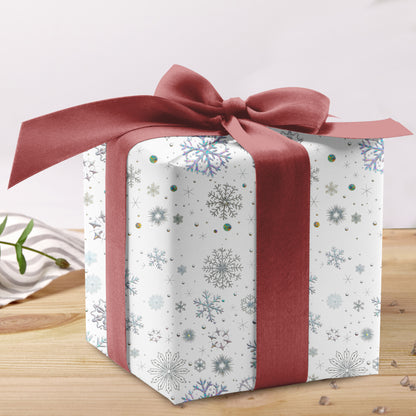 Snowflakes Christmas Wrapping Paper