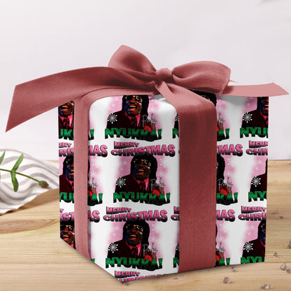 Pinky Nucca Merry Christmas Wrapping Paper