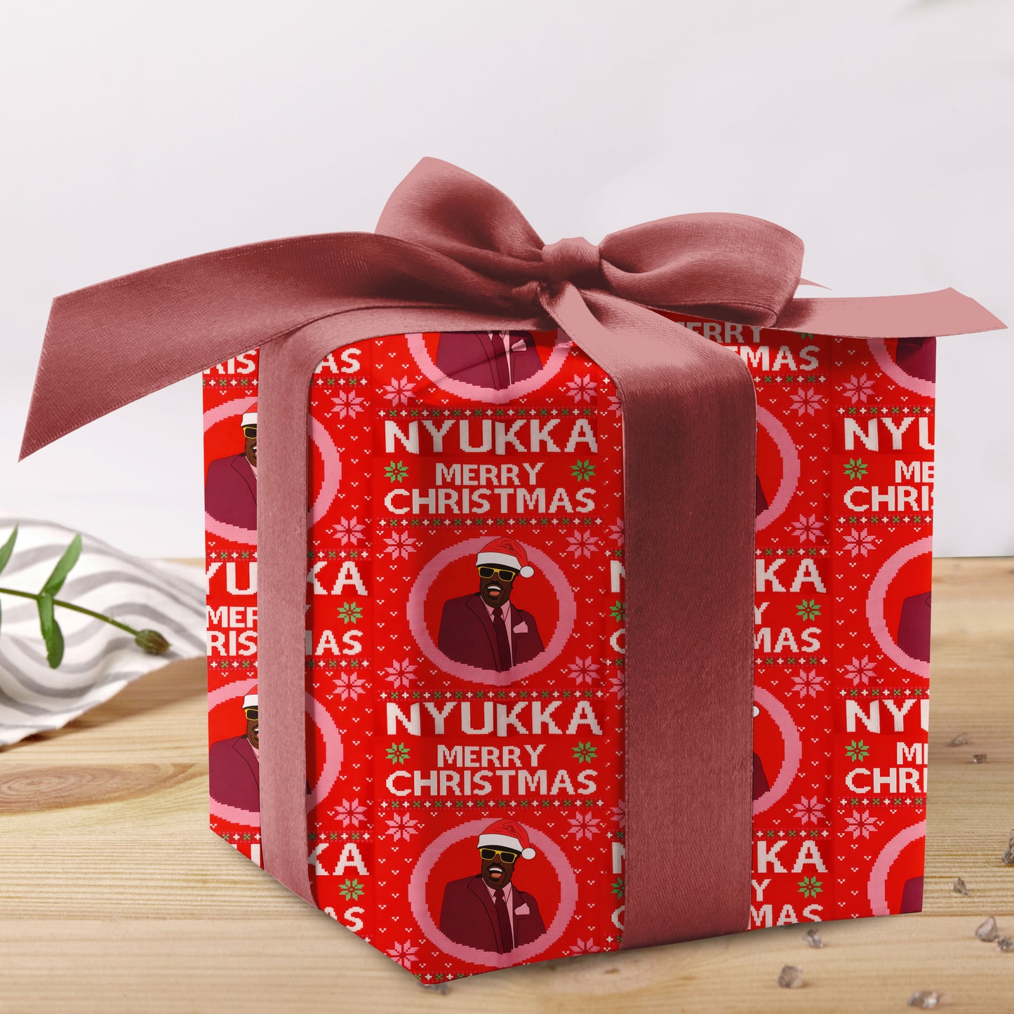 Nyukka Merry Christmas Wrapping Paper