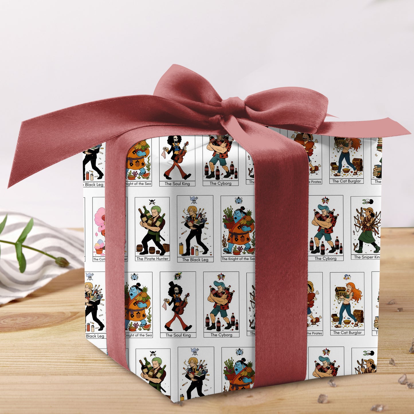 One Piece Wrapping Paper Sheet