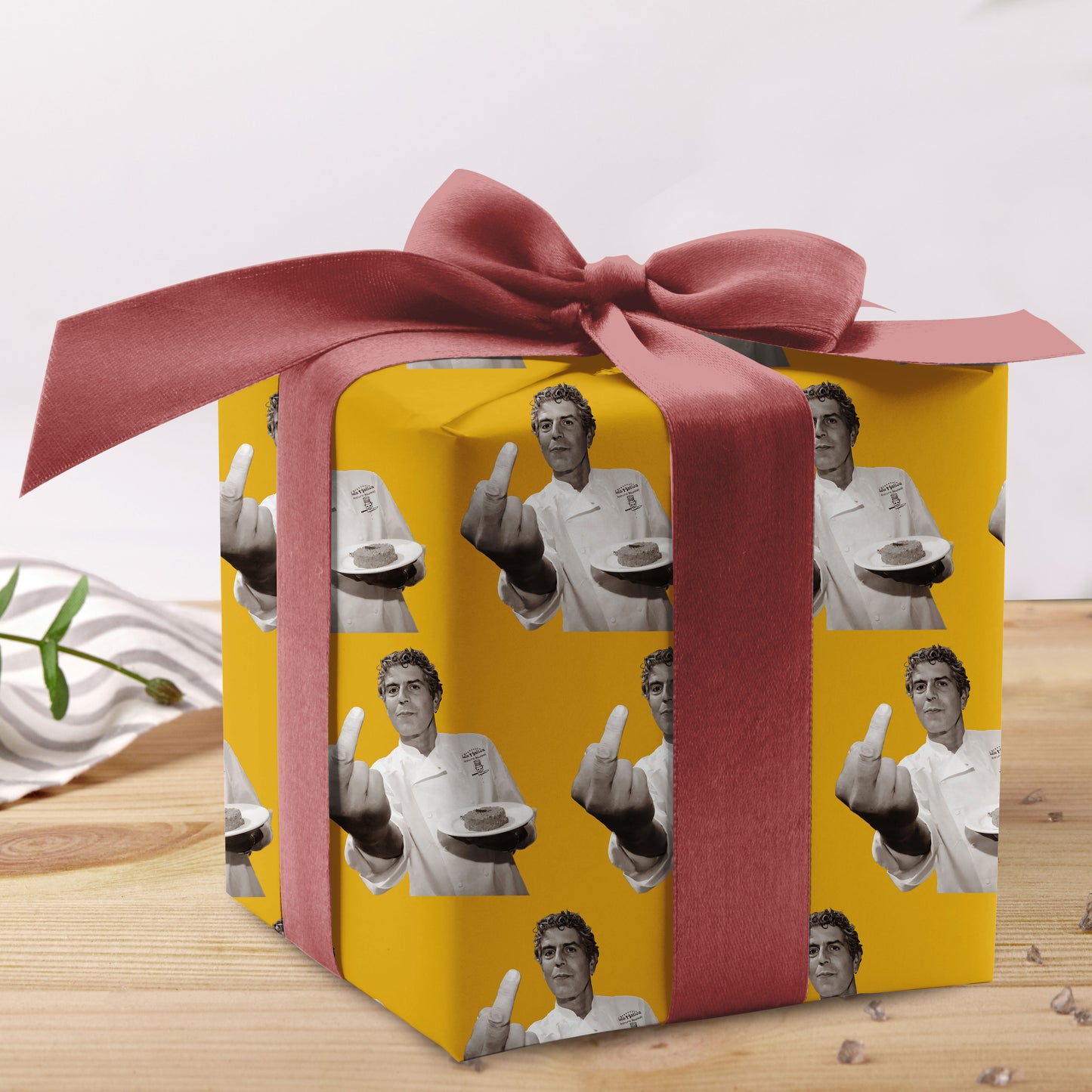 Anthony Bourdain Chef Wrapping Paper Sheet
