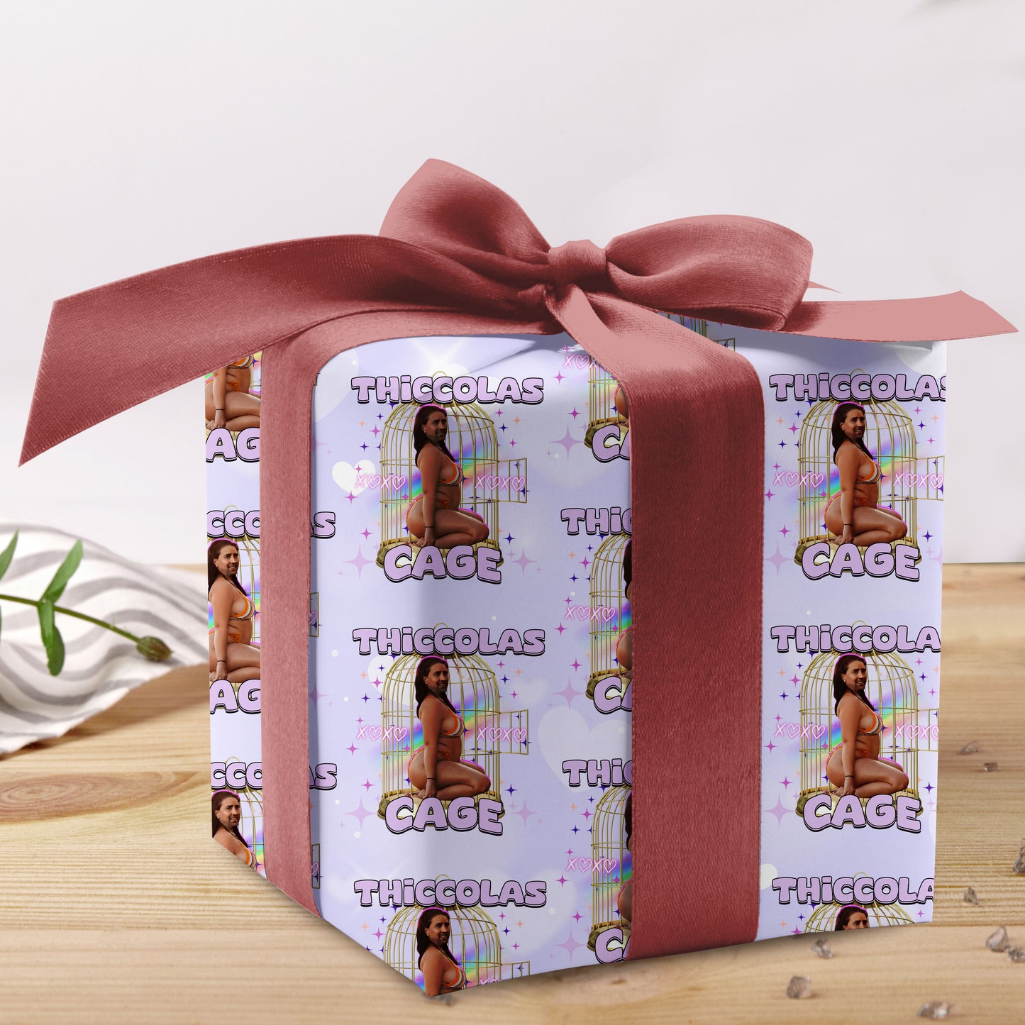 Thiccolas Cage Wrapping Paper