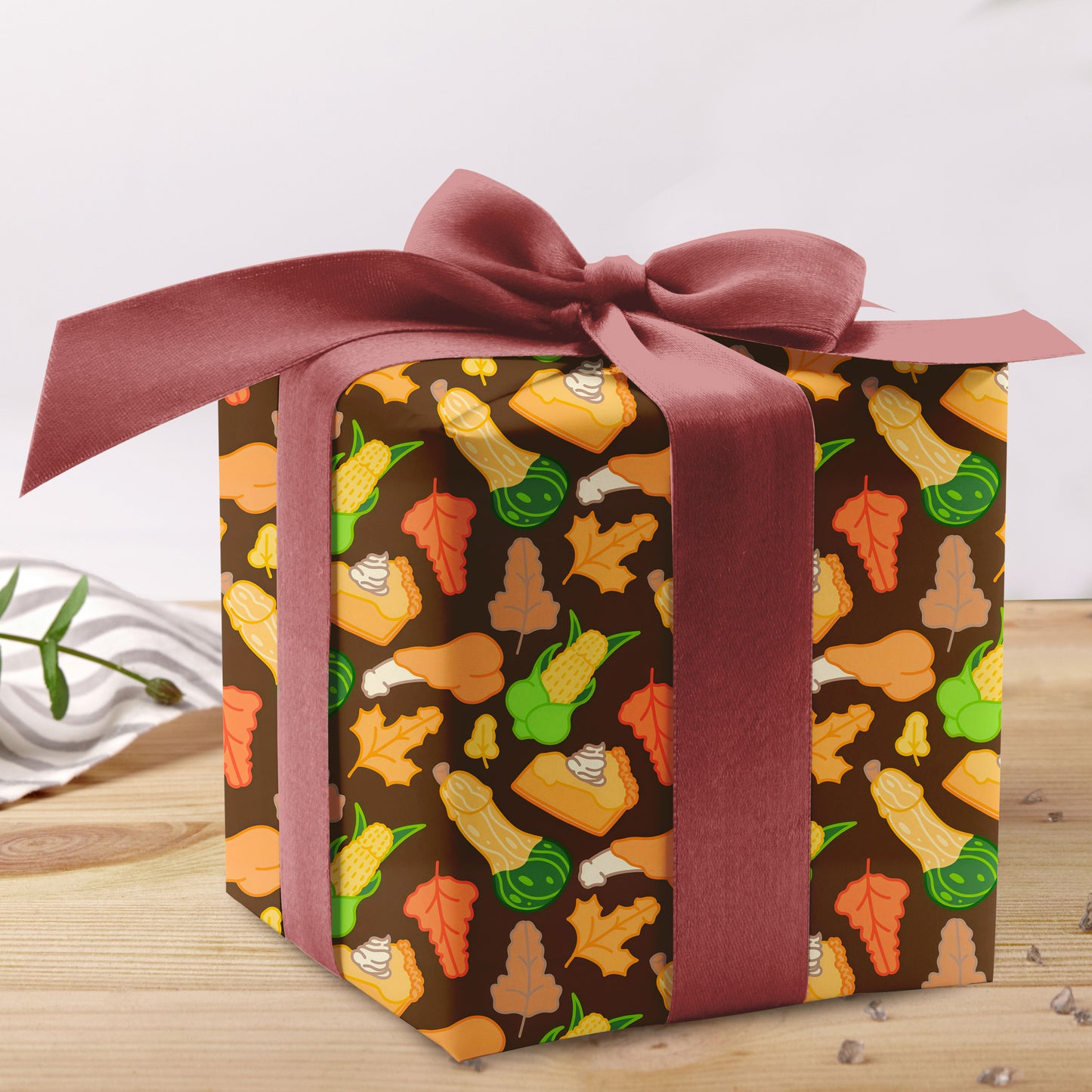 Cheeky Holiday Adult Humor Wrapping Paper