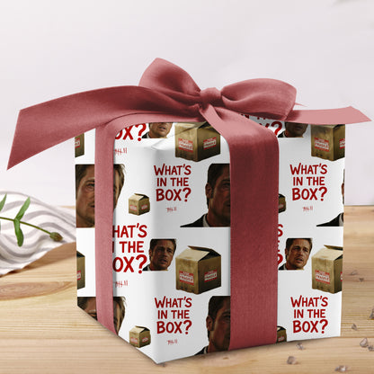 What's In the Box Wrapping Paper Christmas Gift