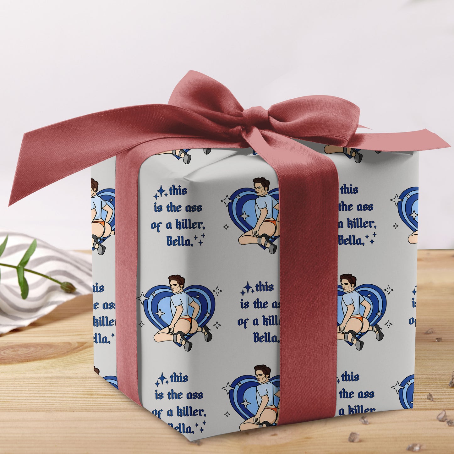 Edward Cullen Wrapping Paper for Gifts