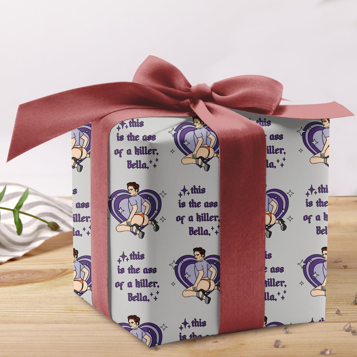 Edward Cullen Holiday Wrapping Paper Roll