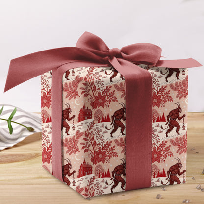 Gothic Krampus Wrapping Paper