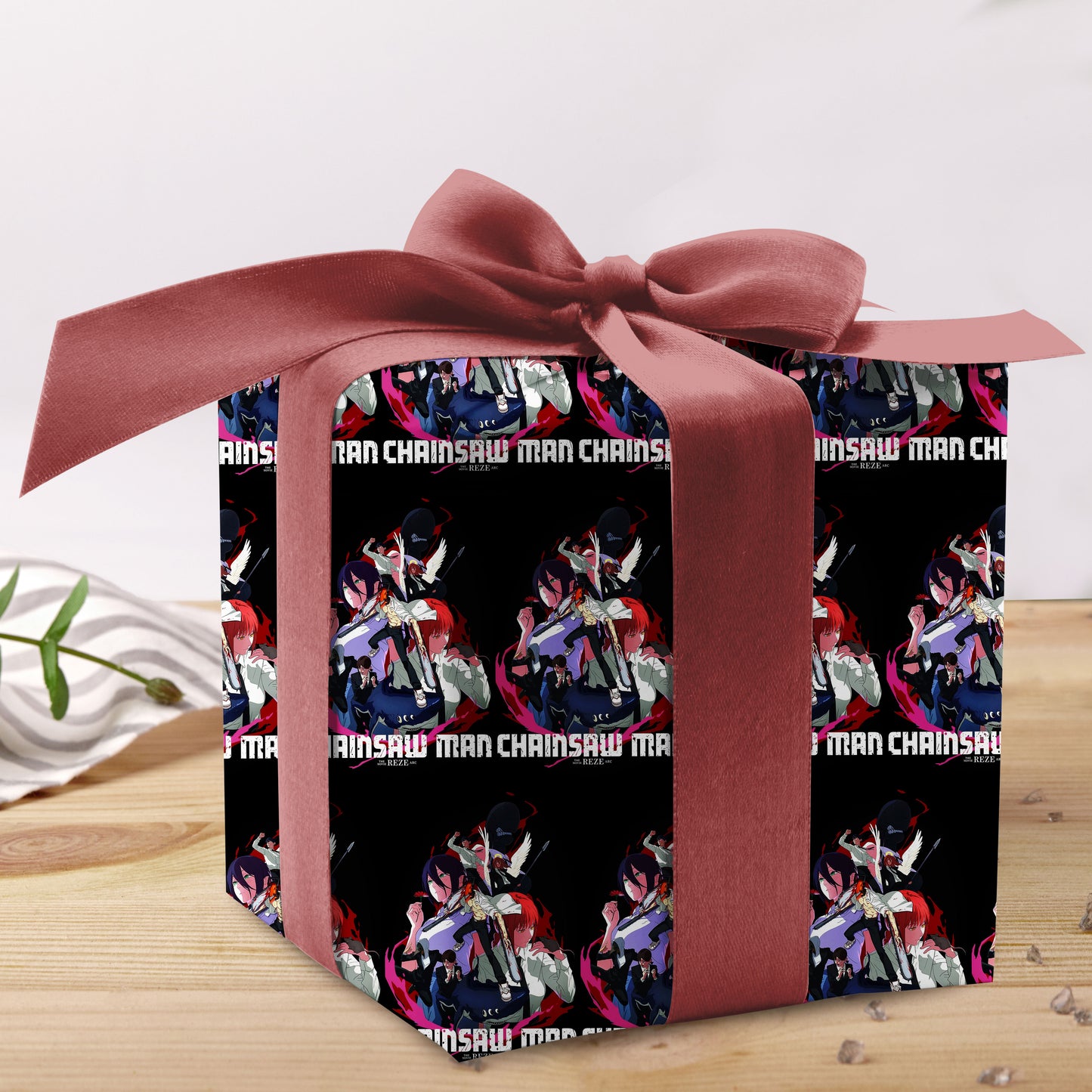 Chainsaw Man Wrapping Paper Holiday Gift