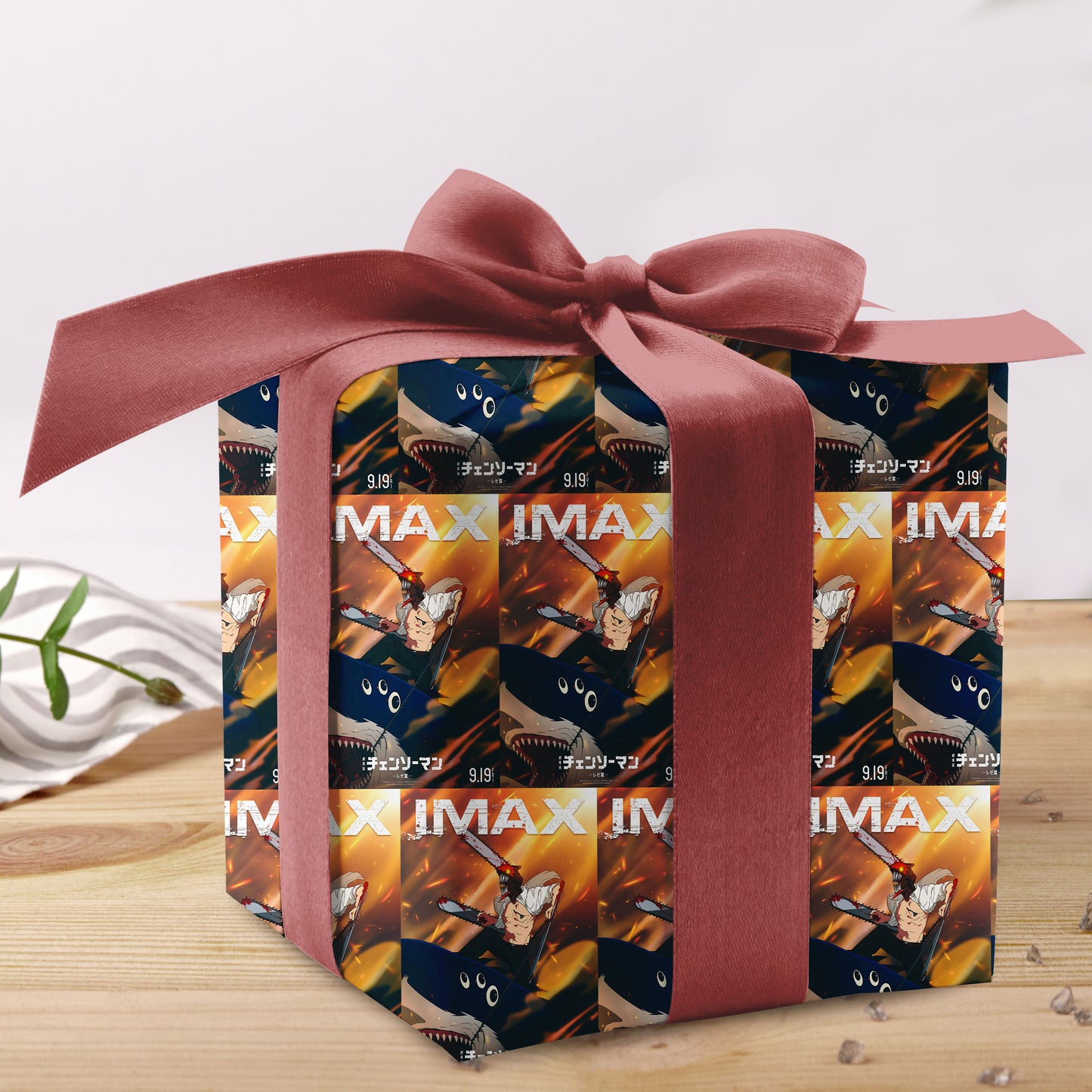 Chainsaw Man Christmas Wrapping Paper