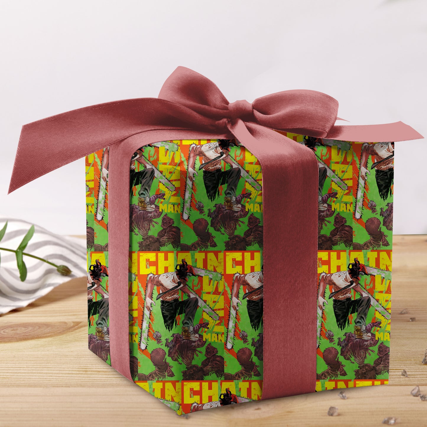 Chainsaw Man Xmas Wrapping Paper