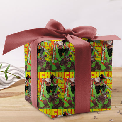 Chainsaw Man Xmas Wrapping Paper