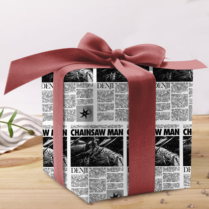 Chainsaw Man Xmas Holiday Gift Wrap