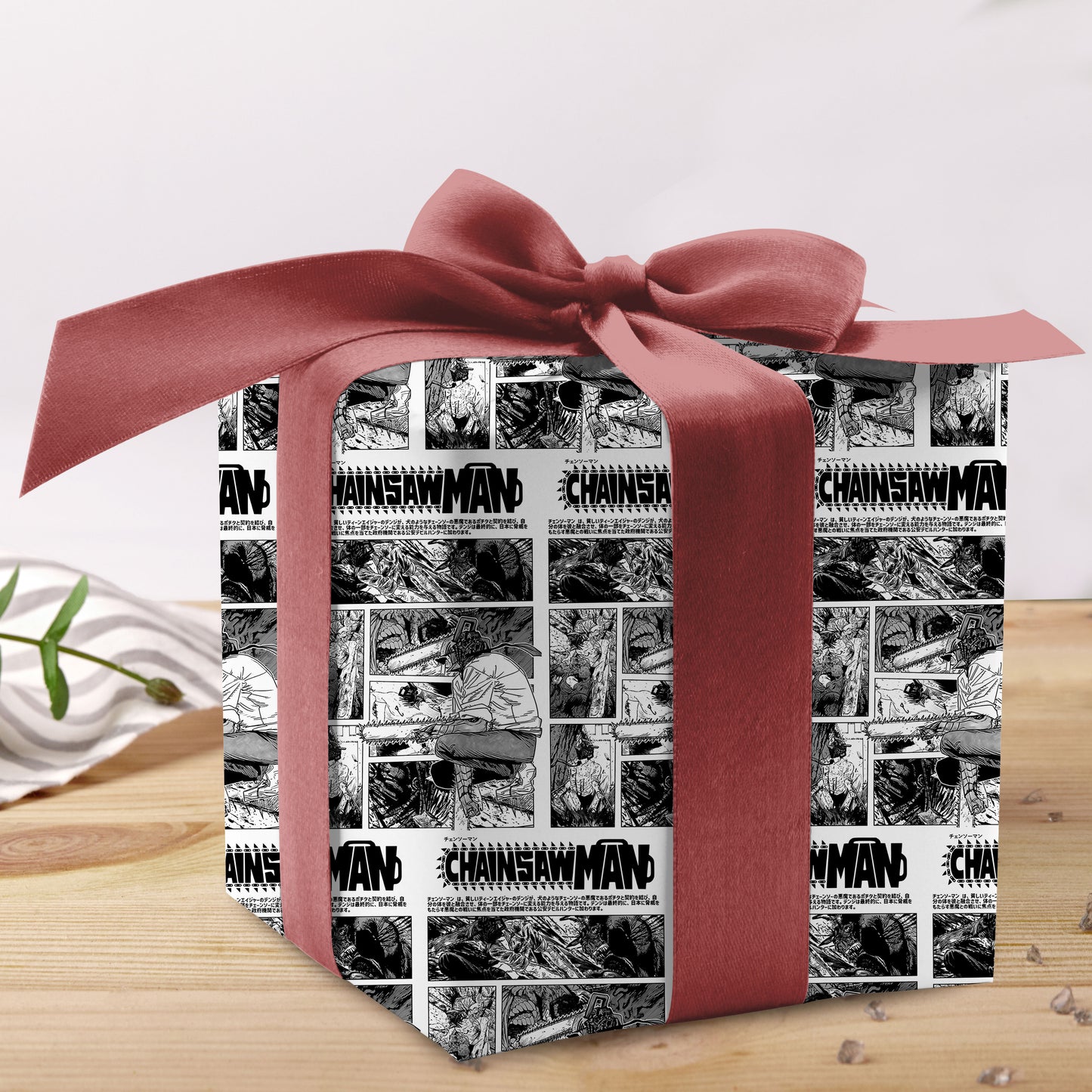 Chainsaw Man Christmas Wrapping Paper Rolls