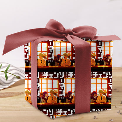 Chainsaw Man Xmas Wrapping Paper for Gifts