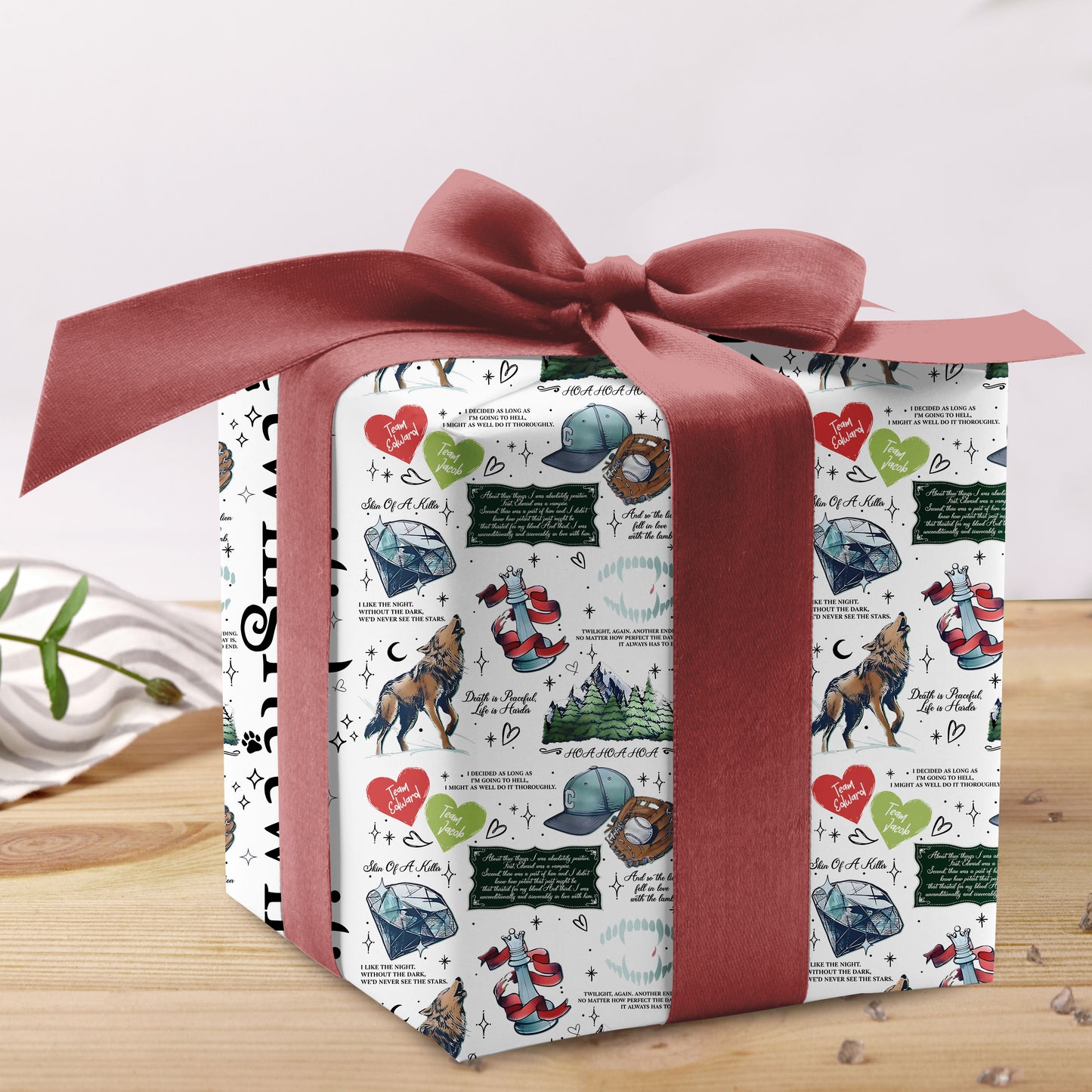 Twilight Wrapping Paper True Saga Fans