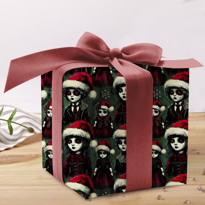 Gothic Baby Santa Wrapping Paper