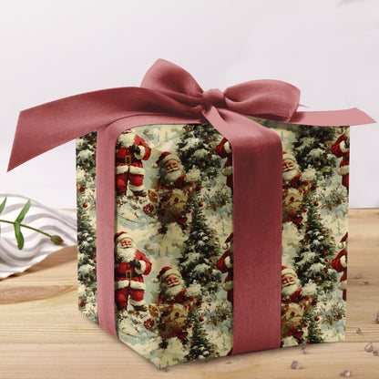 Santa Vintage Wrapping Paper