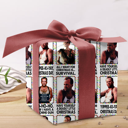 Die Hard Wrapping Paper Christms Gift