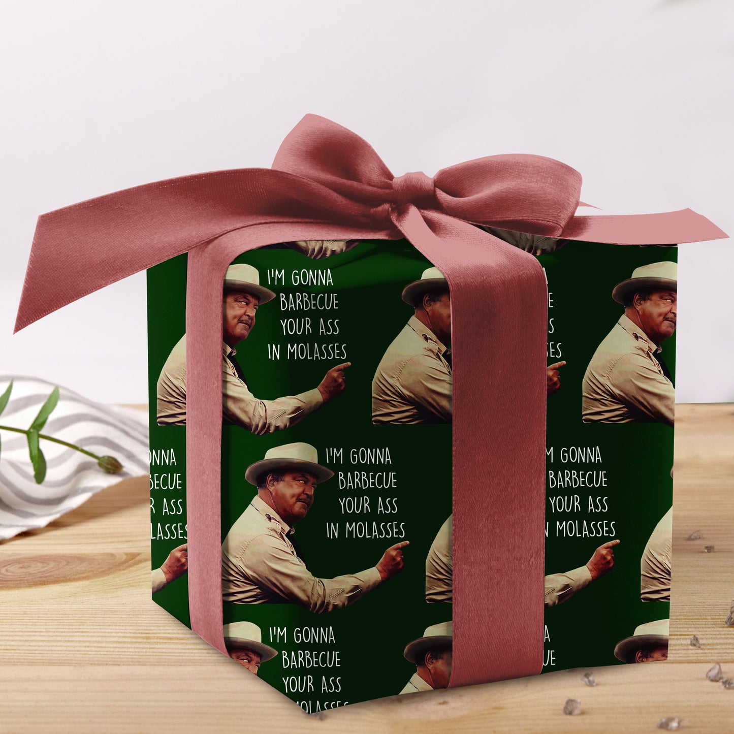 The Bandit Buford T Justice Wrapping Paper