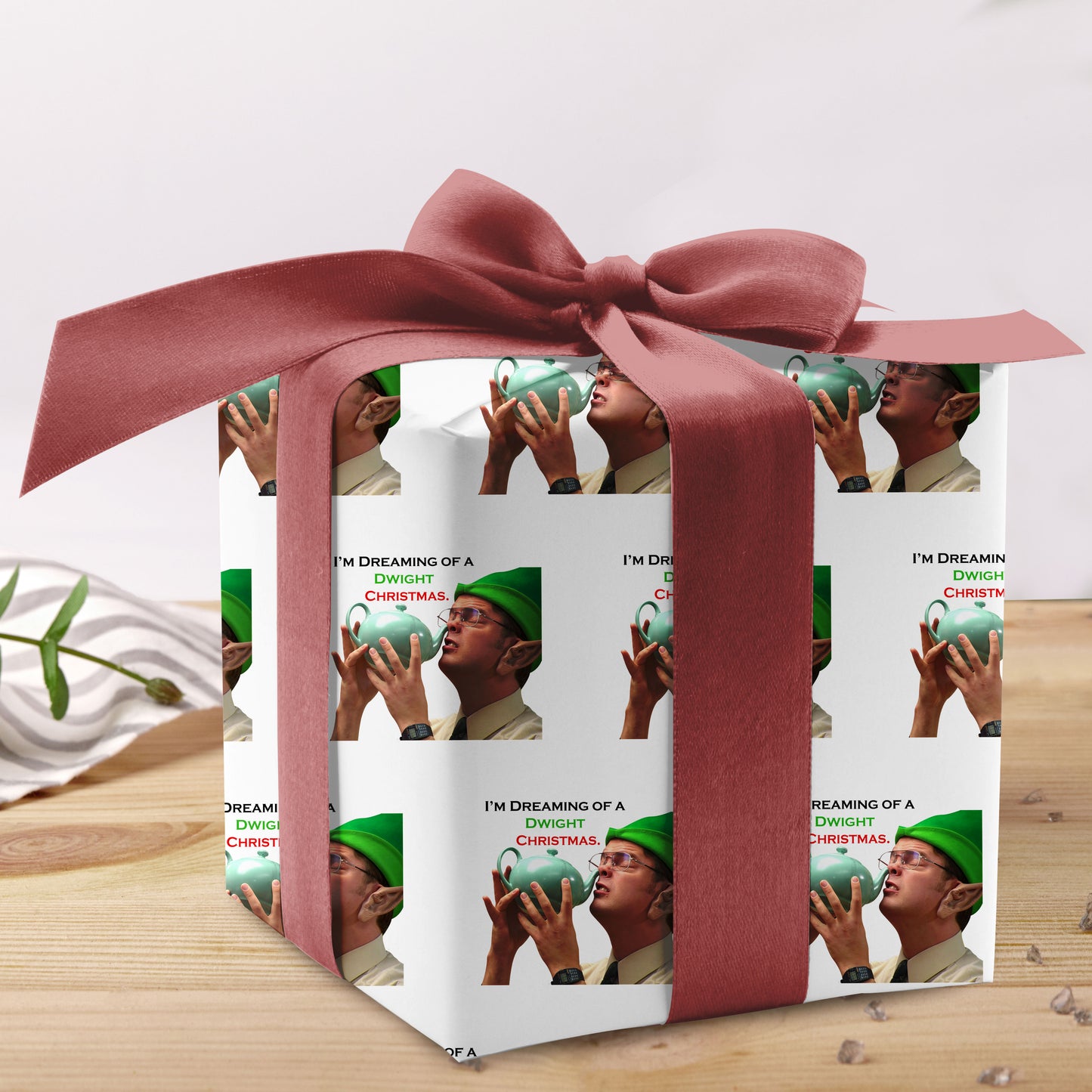 Dwight Schrute Wrapping Paper The Office Christmas Paper