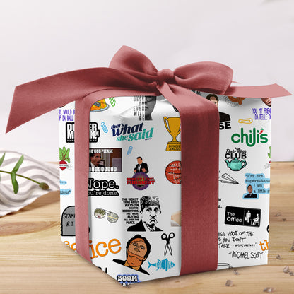 The Office Wrapping Paper Funny TV Show Gift Paper