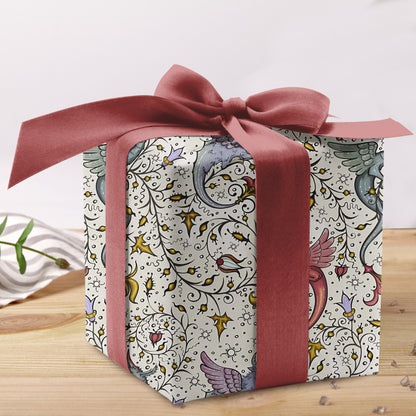 Dragon Christmas Wrapping Paper